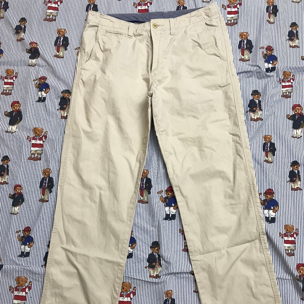 J.Crew Khaki Lightweight Essex Mens Pants 32x32